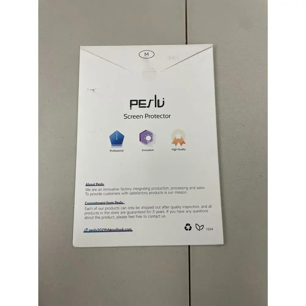 Peslv Screen Protector for Macbook Air 13.6/13 Inch 2022 Blue Screen New In Pack